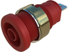 Connector, 4Mm Socket, Red, 25A, Qc Rohs Compliant Hirschmann Test And Measurement - 57AK6994 - Newark, An Avnet Company