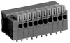 Spring Contact Printed Circuit Board Terminal Blocks -- 261254RA - Image