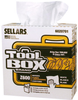 Sellars Toolbox Z600 White DRC 126 Wipe - Box - 16 1/2 in Overall Length - 6020701 - SELLARS 6020701 - R. S. Hughes Company, Inc.