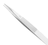 Excelta Three Star Utility Tweezers 38 - Steel Straight Strong Tip - 4 1/4 in Length - EXCELTA 38 - R. S. Hughes Company, Inc.