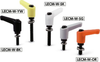 Miniature Plastic Clamp Levers - Spring Washer Integrated Type -- LECM-5-12-W-BK - Image
