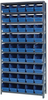 Open Shelving, 10Shelves, 45Bins, Blue; Shelving Unit Type Quantum Storage - 44AC8987 - Newark, An Avnet Company