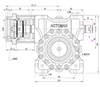 Adjustable backlash worm Gearbox -- CYCM050-VS - Image