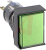 Switch, Pushbutton, Miniature, LED Illuminated OILTIGHT ENCLOSURE, GREEN - 70173270 - Allied Electronics, Inc.