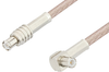 MCX Plug to MCX Plug Right Angle Cable 36 Inch Length Using RG316 Coax - PE3316-36 - Pasternack