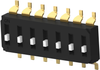 Dip Switch, 7Pos, Spst, Slide, Smd; No. Of Circuits Alcoswitch Te Connectivity - 38AC1049 - Newark, An Avnet Company