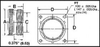 Circular Connector, Receptacle, Size 10, 6 Position, Wall; Product Range Amphenol Industrial - 95F1686 - Newark, An Avnet Company