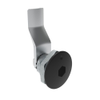 Quarter-Turn Cam Latch, 8 mm Hex Recess, 22mm  Grip, Not Sealed, Zinc Alloy, Powder Coat, Black - E5-1-015-120 - Southco
