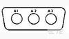 Box Mount D-Sub Connectors - 5-449579-1 - TE Connectivity