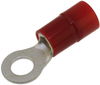 Terminal, Ring Tongue, 1/4In, Crimp, Red; Stud Size - Metric Hoffman Products - 16F9783 - Newark, An Avnet Company