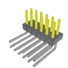 Headers, Male Pins - 612-HTSW-106-09-L-D-RA-ND - DigiKey