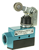 MICRO SWITCH E6/V6 Series Medium-Duty Limit Switches, Top Roller Arm Actuator, Adjustable with Steel Roller, 1NC 1NO SPDT Snap Action, 0.5 in - 14NPT conduit, Gold Contacts -- BZE6-2RN2