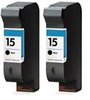HP 15 C6615DN OEM Blk Ink Twin Pack - 102005630 - LaserCycle