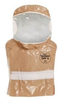 Dupont Safespec 2.0 C3651T TN Tan Universal PVC Polypropylene/Tychem CPF3 Chemical-Resistant Hood - Full Face Opening - Hook & Loop Bottom Fitting - C3651TTN00000600 - C3651TTN00000600 - R. S. Hughes Company, Inc.