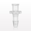Female Luer Lock to Barb Connector, Natural - 61739 - Qosina Corp.
