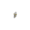 McCoy Star Entry Door Latch, Nova Handle, Privacy Knob, Right Hand Out, 22 - 30mm  Door Thickness, Diamond Brass - MA-02-250-01-400 - Southco