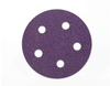 3M Cubitron II 775L Coated Ceramic Aluminum Oxide Disc Very Fine Grade 150 Grit - 5 in Diameter - 5 Vacuum Holes - Linered w/Tab - 87055 - 051125-87055 - R. S. Hughes Company, Inc.