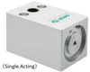 Heavy Duty Pneumatic Shaft-Locking Clamp - PSLC-M - Imao-Fixtureworks