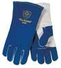 Tillman Blue/White Large Split Cowhide Kevlar/Preox Welding Glove - 14 in Length - 608134-12500 - 608134-12500 - R. S. Hughes Company, Inc.