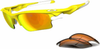 Oakley Fast Jacket XL Sunglasses with Lemon Peel Frame and -- OK-OO9156-11
