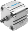 Compact air cylinder - AEVUZ-80-10-A-P-A - Festo Corporation