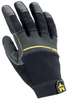 Valeo V220/GUFM Black/Gray Medium Synthetic Leather Full Fingered Work & General Purpose Gloves - 736097-48455 - 736097-48455 - R. S. Hughes Company, Inc.
