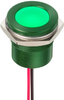 Led Indicator, Panel, 22Mm, Green, 12V; Led Colour Apem - 99Y8270 - Newark, An Avnet Company