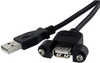 Comp Cable, 2.0 A Plug-Skt, 300Mm, Blk Rohs Compliant Startech - 13AJ1419 - Newark, An Avnet Company