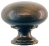 Solid Brass Round Cabinet Knob, 1 Inch, Antiq.. - 817076 - HardwareSource, Inc.