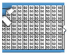 Solid Letters & Numbers Miniature Wire Marker Card - TMM-50-PK - Brady Corporation