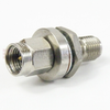 3.5mm Male (Plug) to 3.5mm Female (Jack) Bulkhead Adapter, Passivated Stainless Steel Body, 1.25 VSWR -- SM3322 - Image