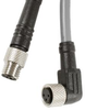 Sensor Cord, 4P M8 Plug-R/a Rcpt, 3M; Connector Type A Alpha Wire - 48AC6330 - Newark, An Avnet Company