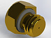 Integral Screen / Orifice Assembly - Bleed Plug, Type QS -- BMMS-10-BR - Image