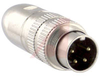 Connector, IP68 Watertight Locking; 4; 0.75; 5 A; 250 VAC; 10^13 Ohms; -2 pF - 70151651 - Allied Electronics, Inc.