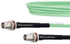 Low Loss TNC Female Bulkhead to TNC Female Bulkhead Cable LL142 Coax in 24 Inch and RoHS with LF Solder - FMCA1261-24 - Fairview Microwave Inc.