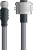 DN4110082F02 - LAPP UNITRONIC® DeviceNet Cordsets 14 & 18 AWG / 1 + 1 pair Bus - Gray PVC - M12 Female / 7/8 in Female Bulkhead connectors - 2m - OLFDN4110082F02 - Lapp Tannehill