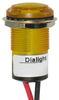 Panel Mount Indicator, Led, 17.463Mm, Yellow, 24V; Led Color Dialight - 51R6187 - Newark, An Avnet Company