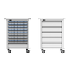 AMiS UD Medication Cart can be used to transfer the RFID-tagged medication bins from the pharmacy to the nursing station or patient wards. -  - Advantech