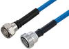 Plenum 4.3-10 Male to 7/16 DIN Female Low PIM Cable 36 Inch Length Using SPP-375-LLPL Coax Using Times Microwave Parts - PE3C6381-36 - Pasternack