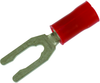 Terminal, Spade/fork, #6, Crimp, Red; Product Range Amp Te Connectivity - 66H7112 - Newark, An Avnet Company