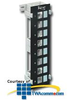 ICC Blank Patch Panel with 89D Bracket - IC107PP8VB - TelephoneStuff.com