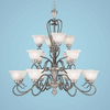 Large Chandeliers-Glass Shade - 725342 - Capital Lighting, Inc.