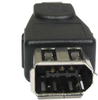 IEEE-1394 FireWire(r) 6-pin Female to 4-pin Male Adapter - FW14-01 - SFCable.com