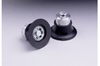 3M 77726 Medium Black Roloc TP Disc Pad - 1 1/2 in DIA - 1/4 - 20 Internal Thread Attachment - 051144-77726 - R. S. Hughes Company, Inc.