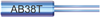 AB38T kHz Crystal (Tuning Fork) -- AB38T-32.768KHZ - Image