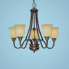 Mid. Chandeliers-Glass Up - 725622 - Capital Lighting, Inc.