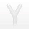 Y Connector, Barbed, Natural - 88307 - Qosina Corp.