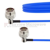 RA N Male to RA N Male Cable FM141FLEX Coax in 12 Inch and RoHS Compliant - FMCA1049-12 - Fairview Microwave Inc.