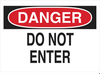 Admittance Sign - 84572 - Brady Corporation