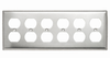 Duplex Receptacle Openings, Six Gang -- SS86 - Image